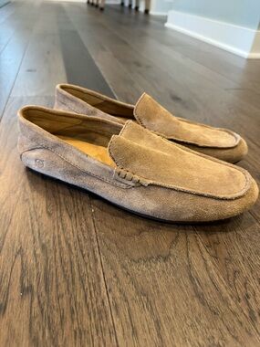 Born Men's Suede Loafers in Light Brown